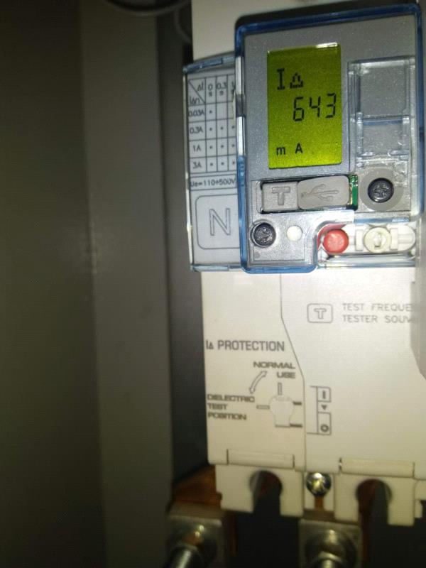 Fault Identification using Earth Leakage Display